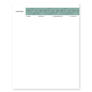 Custom Promotional Circuit board Letterhead 8-1/2x11