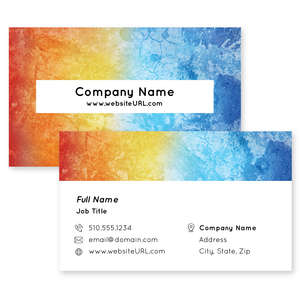 Business Cards - Cool Heat Business Card 2x3-1/2 Rectangle