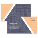 5 star service Business Card 2x3-1/2 Rectangle Charcoal