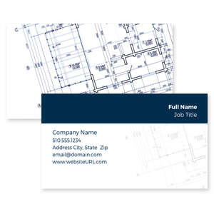 Business Cards - Project Plan Business Card 2x3-1/2 Rectangle