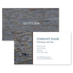 Business Cards - Stonework Splendor Business Card 2x3-1/2 Rectangle