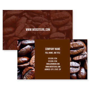 Business Cards - Fresh Beans Business Card 2x3-1/2 Rectangle