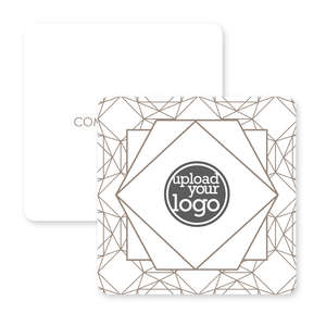 Custom Promotional Downtown Grand Coaster 3-1/2" Round Corner Square