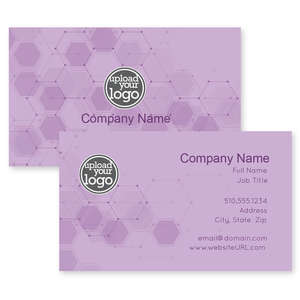Business Cards - Molecular Form Business Card 2x3-1/2 Rectangle Horizontal