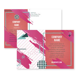 Custom Postcards - Strokes Postcard 4x6 Rectangle Horizontal