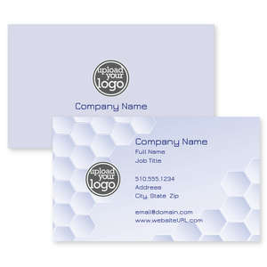 Business Cards - Hexagon Business Card 2x3-1/2 Rectangle Horizontal