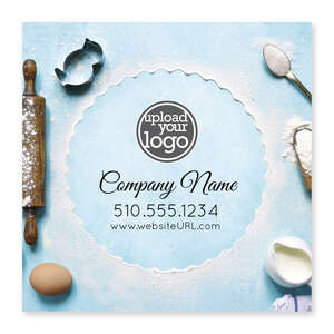 Custom Stickers - Bakery Batter Sticker 4x4 Square