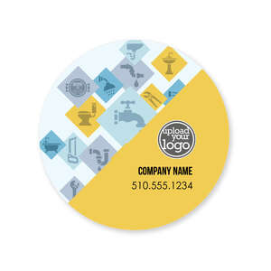 Custom Stickers - Plumber Montage Sticker 2x2 Circle