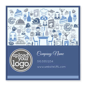 Custom Stickers - Victorian Kitchen Sticker 4x4 Square