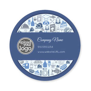 Custom Stickers - Victorian Kitchen Sticker 3x3 Circle
