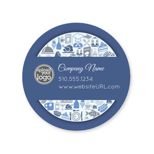 Custom Stickers - Victorian Kitchen Sticker 2x2 Circle