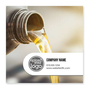 Custom Stickers - Auto Repair Sticker 4x4 Square