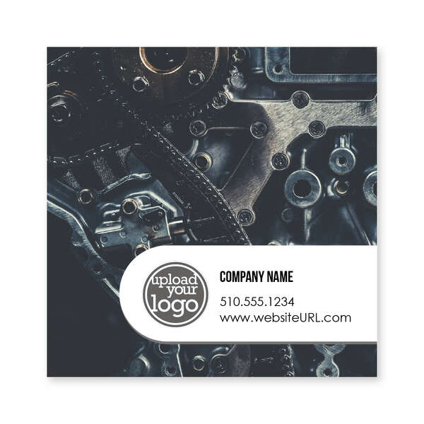 Auto Repair Sticker 3x3 Square | Deluxe