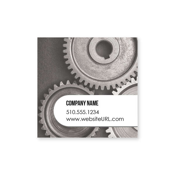 Auto Repair Sticker 2x2 Square | Deluxe