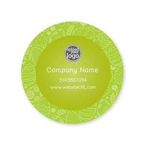 Custom Stickers - Easter Eggs Sticker 2x2 Circle