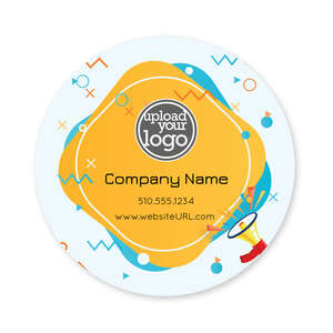 Custom Stickers - Announcement Sticker 3x3 Circle