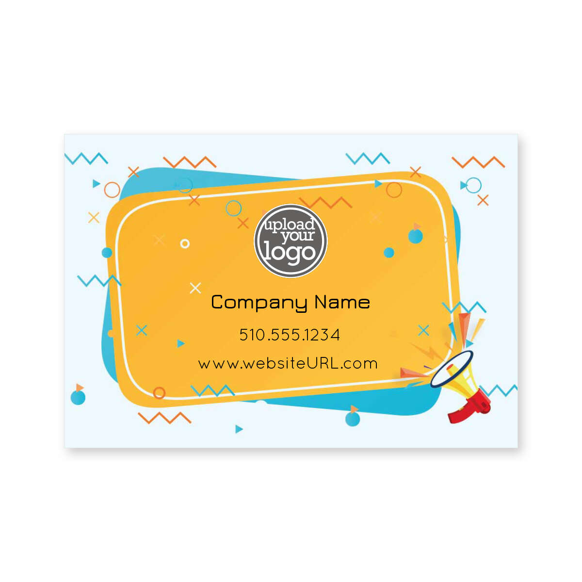 Announcement Sticker 2x3 Rectangle Horizontal | Deluxe