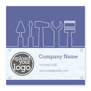 Custom Stickers - Remodelling Sticker 4x4 Square