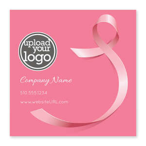 Custom Stickers - Breast Cancer Sticker 4x4 Square