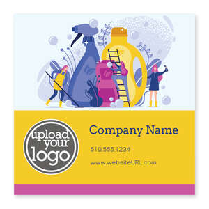 Custom Stickers - Cleaning Kit Sticker 4x4 Square