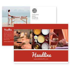 Custom Postcards - Relaxation Spa Postcard 5x7 Rectangle Horizontal