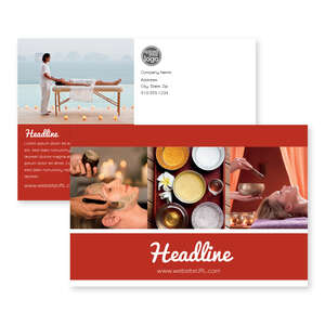Custom Postcards - Relaxation Spa Postcard 4x6 Rectangle Horizontal