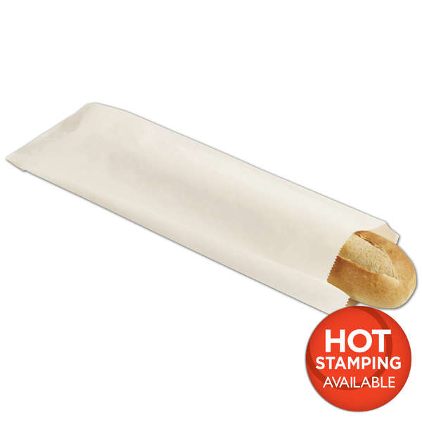 White Paper Bottle And Bread Bags 5 X 2 18
