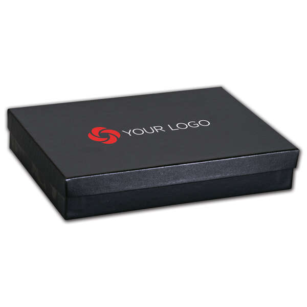 Black Matte Jewelry Boxes, 7 x 5 x 1 1/4", Customization Options