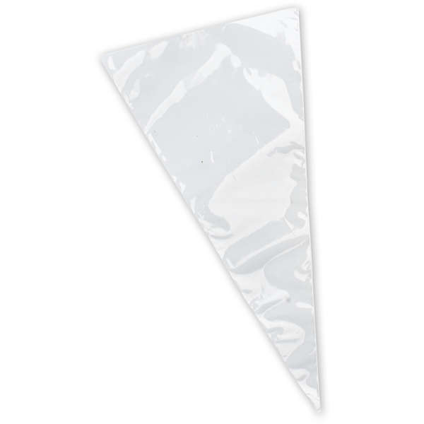 Clear Polypropylene Cone Bags, 6 x 12", Customization Options Deluxe