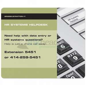 Custom Promotional Origin'L Fabric Mouse Pad - 8" x 9-1/2" x 1/16"