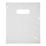 7.5" x 9" Full Color 2 Sided Plastic Bag White