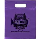 Die Cut Handle Bag 9½ x 12 Grape