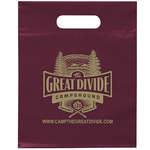 Die Cut Handle Bag 9½ x 12 Burgundy