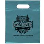 Die Cut Handle Bag 9½ x 12 Teal