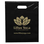 Die Cut Handle Bag 12x15x3 Black