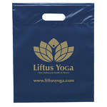 Die Cut Handle Bag 12x15x3 Blue, Navy