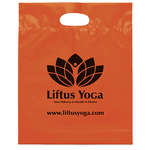 Die Cut Handle Bag 12x15x3 Orange