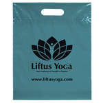 Die Cut Handle Bag 12x15x3 Teal