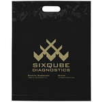 Die Cut Handle Bag 15x19x3 Black