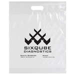 Die Cut Handle Bag 15x19x3 Clear