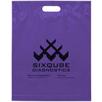 Die Cut Handle Bag 15x19x3 Grape