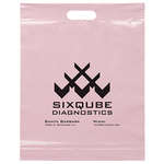 Die Cut Handle Bag 15x19x3 Pink