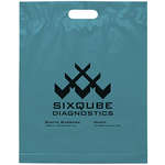 Die Cut Handle Bag 15x19x3 Teal