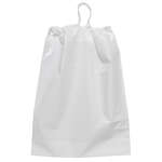 12" Cotton Draw Bag White