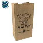 Popcorn Bag Brown, Kraft