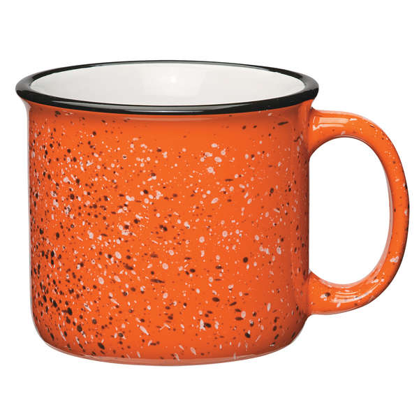 15 Oz Campfire Mug Cobalt/Orange, Customization Options Deluxe.ca