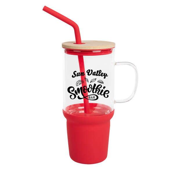 Order Custom 32 OZ. GLASS TUMBLER WITH HANDLE Online