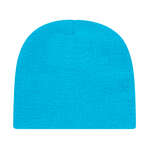 Cap America Knit Beanie Blue, Cyan