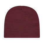 Cap America Knit Beanie Maroon