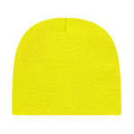 Cap America Knit Beanie Neon Yellow
